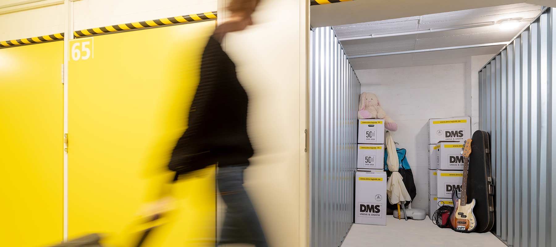 Gefüllte Lagerbox